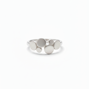 Bague Six ronds plate