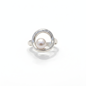 Bague Rond et perle