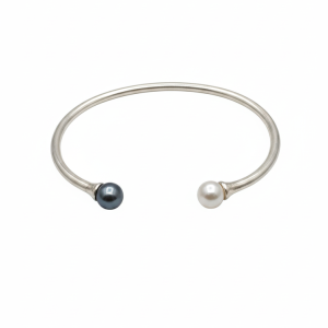 Bracelet Jonc double perle