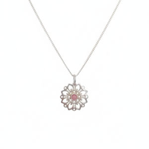 Collier Rosace Notre-Dame pierre